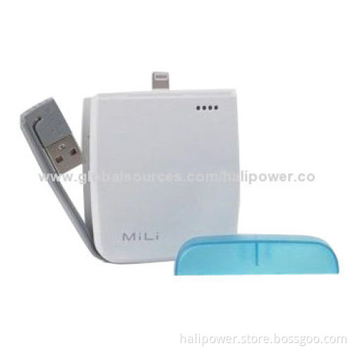 MiLi Angel II External Power Bank for iPhone 5/5S/5C, 2,200mAh Capacity